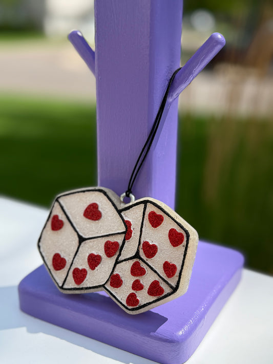 Heart Dice Freshie
