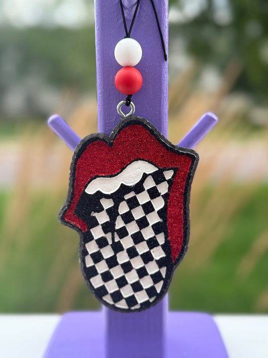 Checkered Rolling Stones Freshie