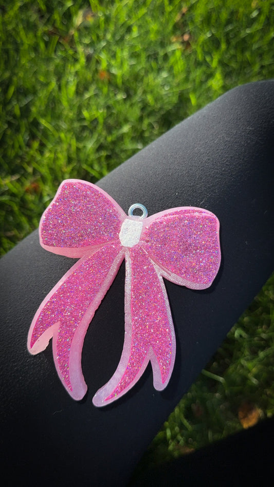 Large Glitter Bow Freshie