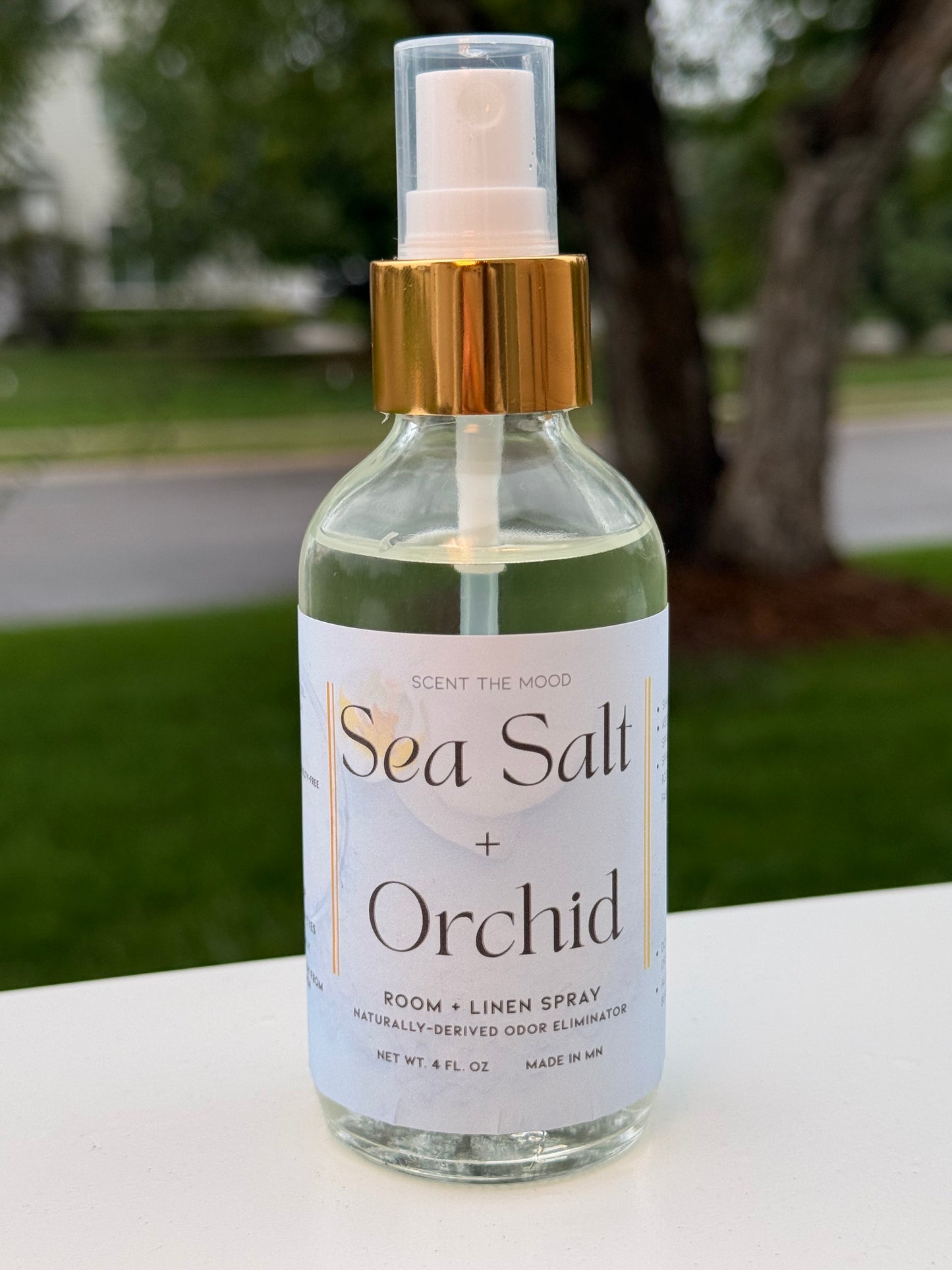 Sea Salt + Orchid Odor Eliminating Linen Room Spray 4oz