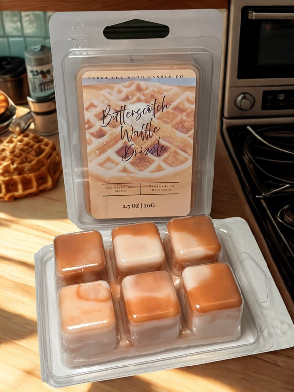 Butterscotch Waffle Drizzle – 2.5 oz Wax Melt Cubes