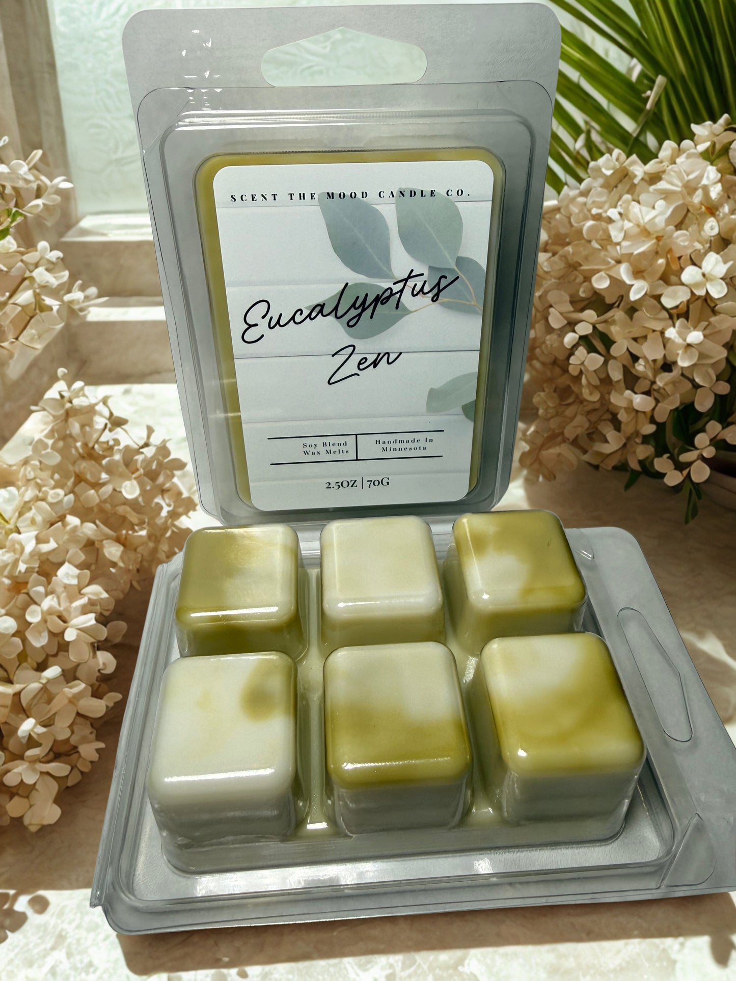 Eucalyptus Zen – 2.5 oz Wax Melt Cubes