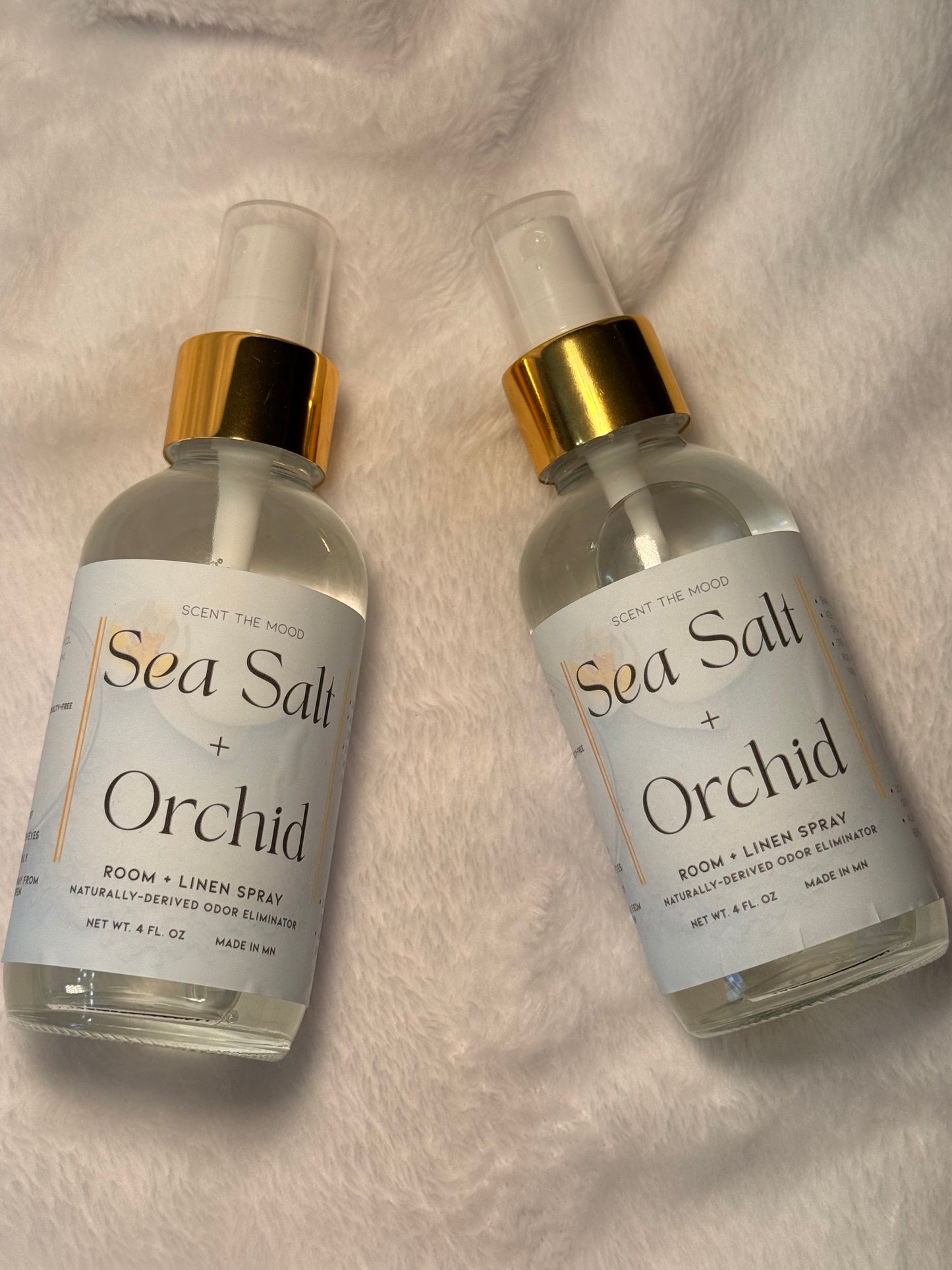 Sea Salt + Orchid Odor Eliminating Linen Room Spray 4oz
