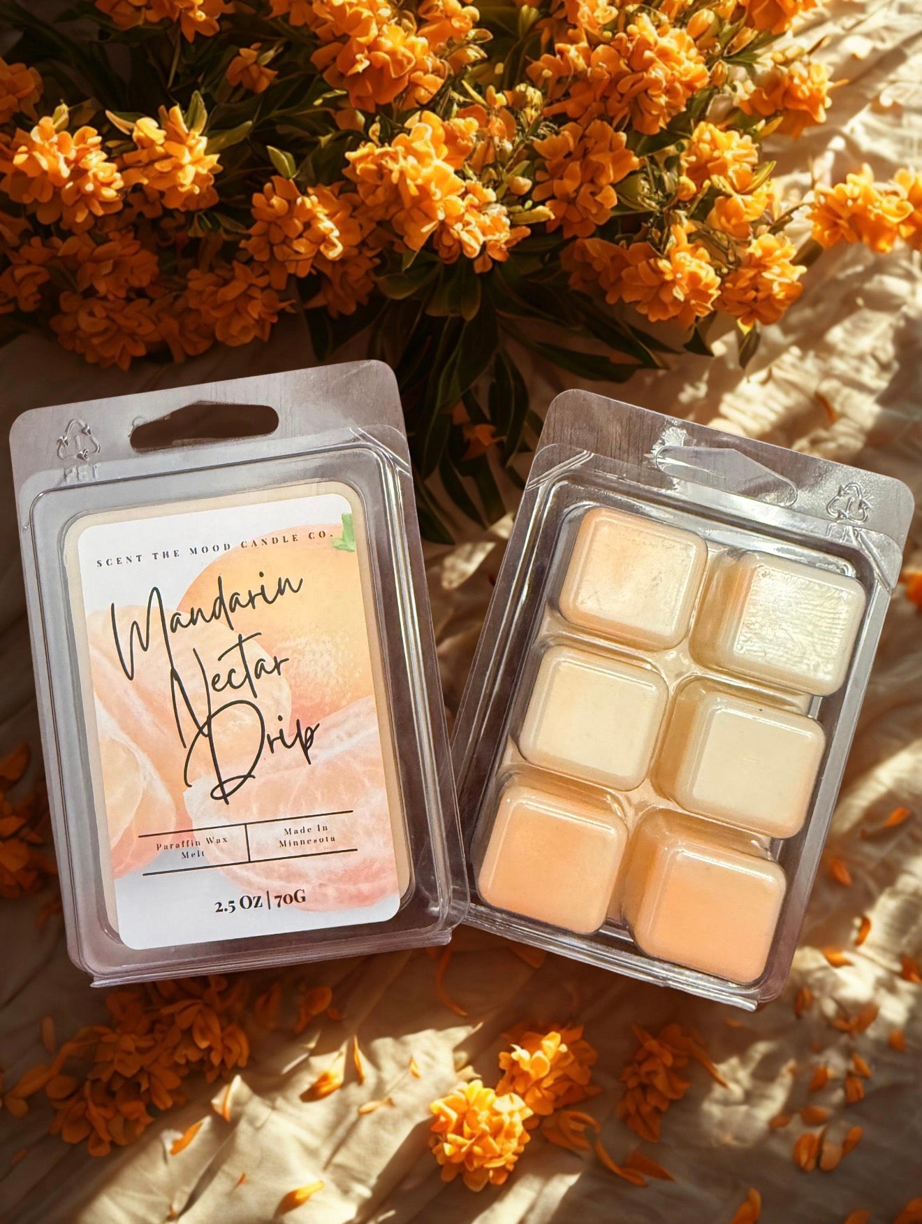 Mandarin Nectar Drip -2.5 oz Wax Melt Cubes